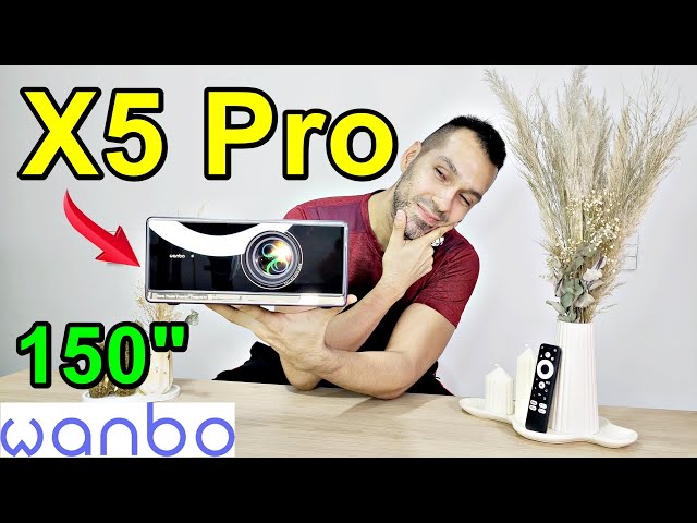 Vídeo relacionado con Proyector portátil Wanbo X5 Pro - 1100 Lúmenes - Full HD - HDMI- WiFi- Azul Oscuro