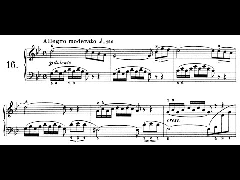 Burgmüller op. 100 n. 16 "Douce plainte"