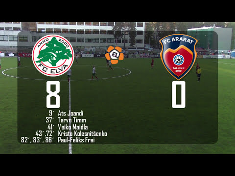 Tipneri karikavõistlus 1/32 finaal 2017: FC Elva - Tallinna FC Ararat TTÜ 8:0 (4:0)