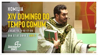 HOMILIA do 14º Domingo do Tempo Comum (Lc 10, 1-12.17-20/Ano C) - 07/07/19