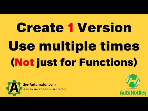 👨💻 Code Like a Pro: AutoHotkey Tips to Avoid Duplication!