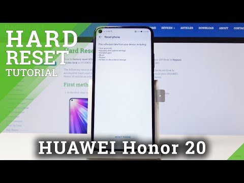 Hard Reset Honor 20 - Factory Reset Tutorial