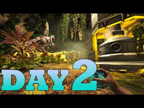 Claiming a Broken Swamp Cave and Raiding Day 2 Of Wipe! - Ark