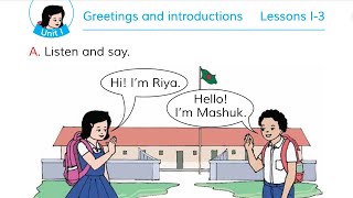 Class 3 English Unit 1: Greetings and introduction