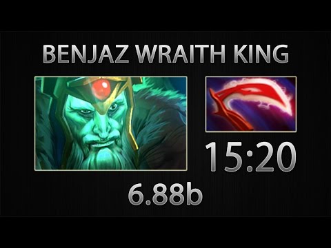 Dota 2 Wraith King Fast Farm - Benjaz - Desolator - 15:20 [6.88b]
