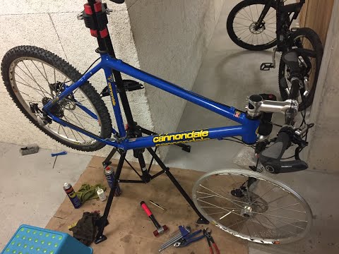 DREAM BUILD MTB - Vintage CANNONDALE F serie CAAD 3 - Lefty carbon 1. serie - bike hack included