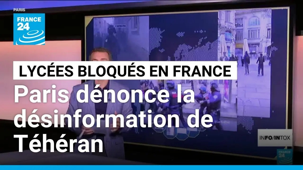 Illustration: France-Iran : guerre de l'info sur les violences policières
