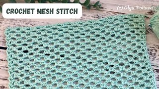 Easy Mesh Crochet Stitch, Beginner Friendly, Perfect for Summer Projects