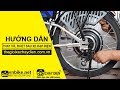 Cách tháo bánh sau xe máy điện 2022