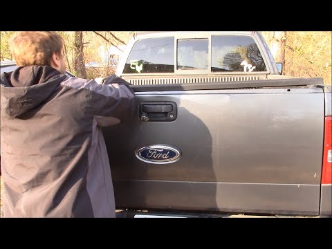 Replacing Ford F-150 Tailgate Cap with Dorman (924-571) and Restoring Faded Bed Cap Top Trim Plastic