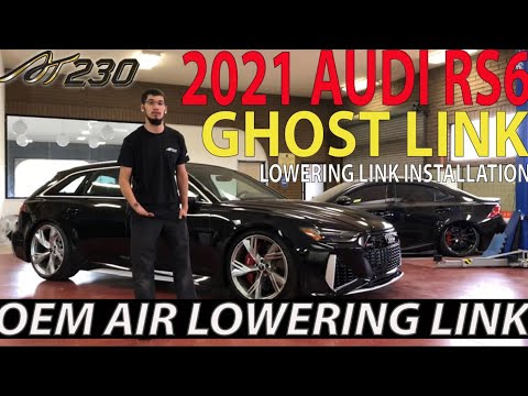 2021 Audi RS6 ghost lowering link installation