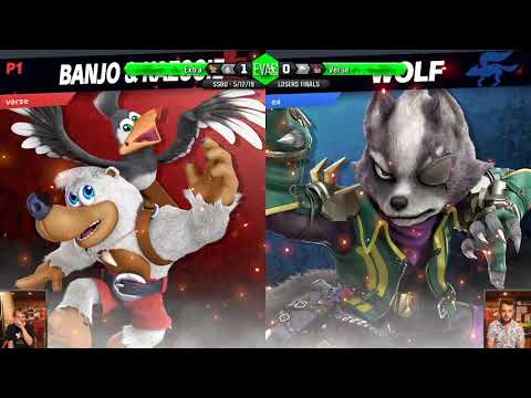 EVAC 5/12/19 - SSBU - Verse (Banjo & Kazooie) vs DS | Extra (Wolf) - Losers Finals