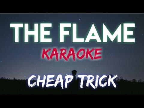 THE FLAME - CHEAP TRICK (KARAOKE VERSION) #music #lyrics #karaoke #opm #trend  #trending #song