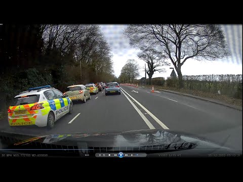 Use both lanes when filtering. Bye bye police and the other 36 vehicles.