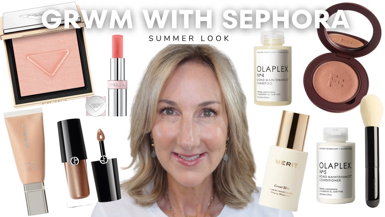GET READY WITH ME WITH SEPHORA | SUMMER LOOK