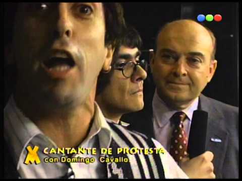 Cantante de Protesta con Domingo Cavallo - Video Match 1997