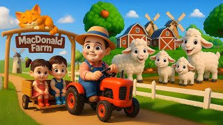 เพลงเด็ก Old macDonald Had a Farm | เพลงเด็กภาษาอังกฤษ | น้องปุญ คิดส์มีซอง  2568 | KidsMeSong