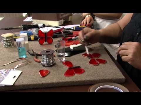 Mulher.com 11/02/2014 Cida Kitze - Borboleta Vitral