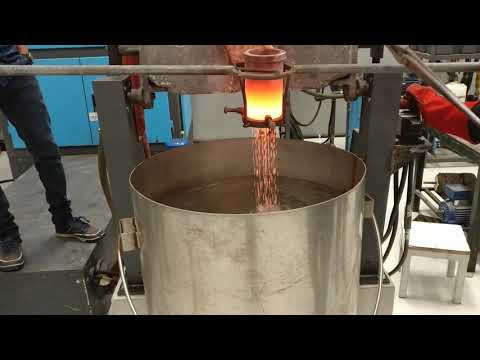 Gold silver Granuals making by Agni electrical melting furnace