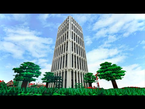 Bau einer Lego Stadt Teil 128. - Geheimtür und letztes Stockwerk