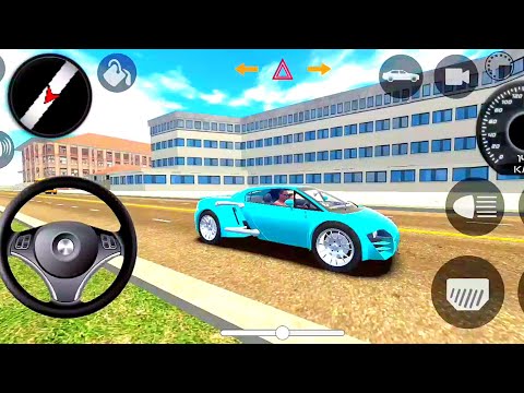 Impossible Car Tracks 3D - Blue Lambo Driving Simulator Stunts Multiplayer Mode - #gameplay