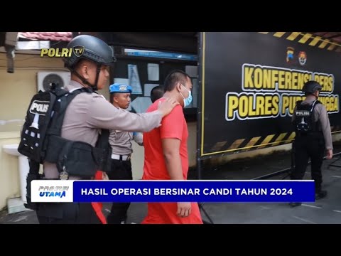 POLRES PURBALINGGA RILIS HASIL OPS BERSINAR CANDI 2024