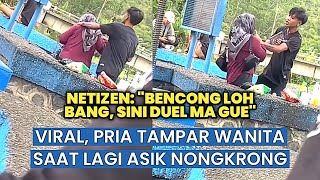 Download lagu Nongkrong Bareng, Wanita ini Tiba-tiba kena T4mp*r Diduga Pasangannya mp3