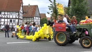 preview picture of video 'Feuerwehrverbandstage in Bad Emstal- Balhorn, Festumzug am 30.6.2013 v. tubehorst1'