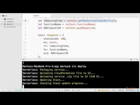 28 Programming A Lambda Function With Nodejs