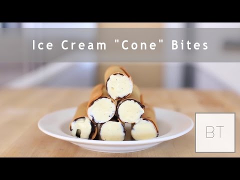 Ice Cream "Cone" Bites | Byron Talbott