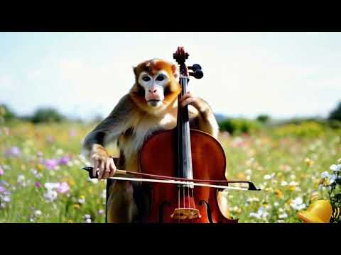 Monkey E-cards, Ai monkey Song Monkey Plays Saxophone Cello And..