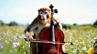 Ai monkey Song Monkey Plays Saxophone Cello And Piano