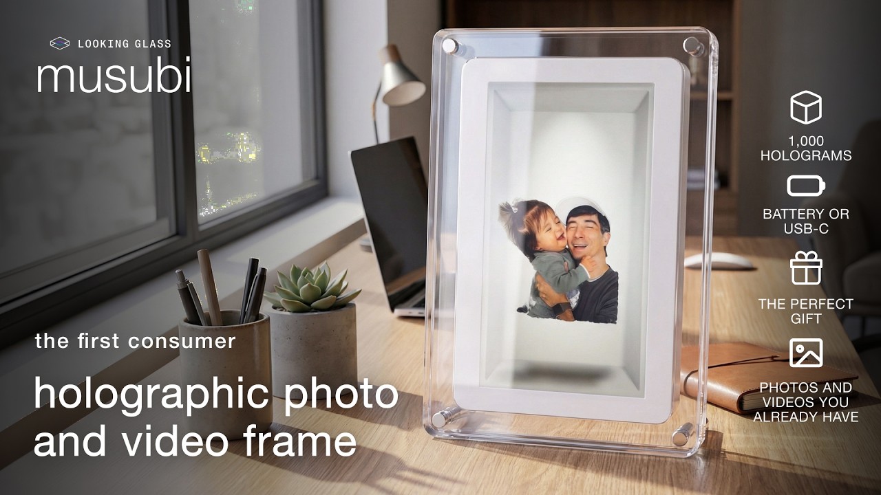 musubi: the first consumer holographic photo & video frame. - YouTube