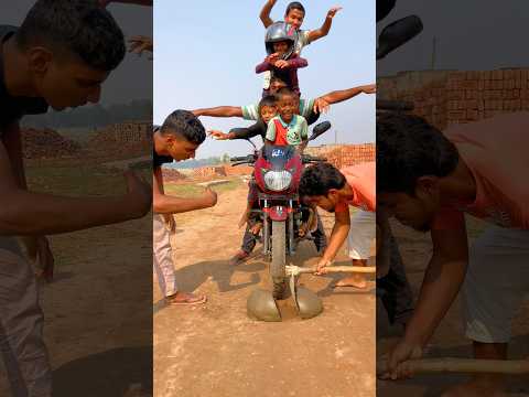 The motorcycle looks like new