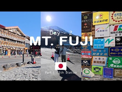 Day Trip at 5th Station, Mt. Fuji on a Clear Sky | Winter Season | PT 1