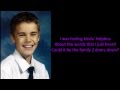 Justin Bieber - Set A Place At Your Table (lyrics ...