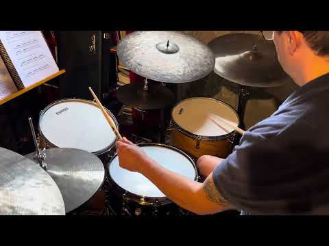 A Night In Tunisia Melody In Paradiddles, 1/8 Note Triplet Rate around Kit