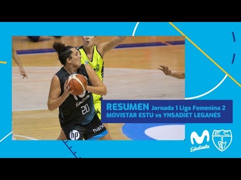 Las mejores jugadas de Movistar Estudiantes ante Ynsadiet Leganés (J1 Liga Femenina 2 , 2019-20)