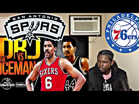 DR.J (24 POINTS) VS THE ICEMAN (31 POINTS) | 76ers VS SPURS | HIGHLIGHTS! | ERVING VS GERVIN!