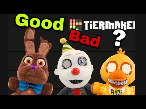 Ranking every Fnaf Plush
