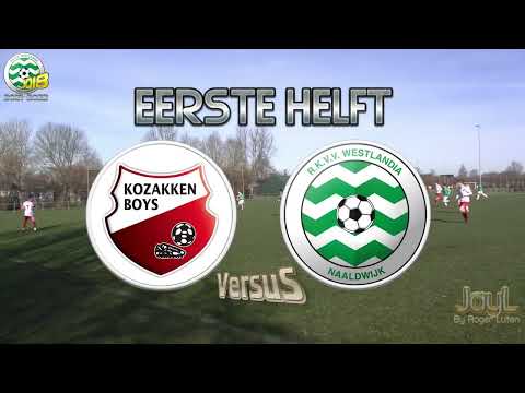 JNL JO18 Kozakken Boys - Westlandia 13 feb 2022 eerste helft by Luiten