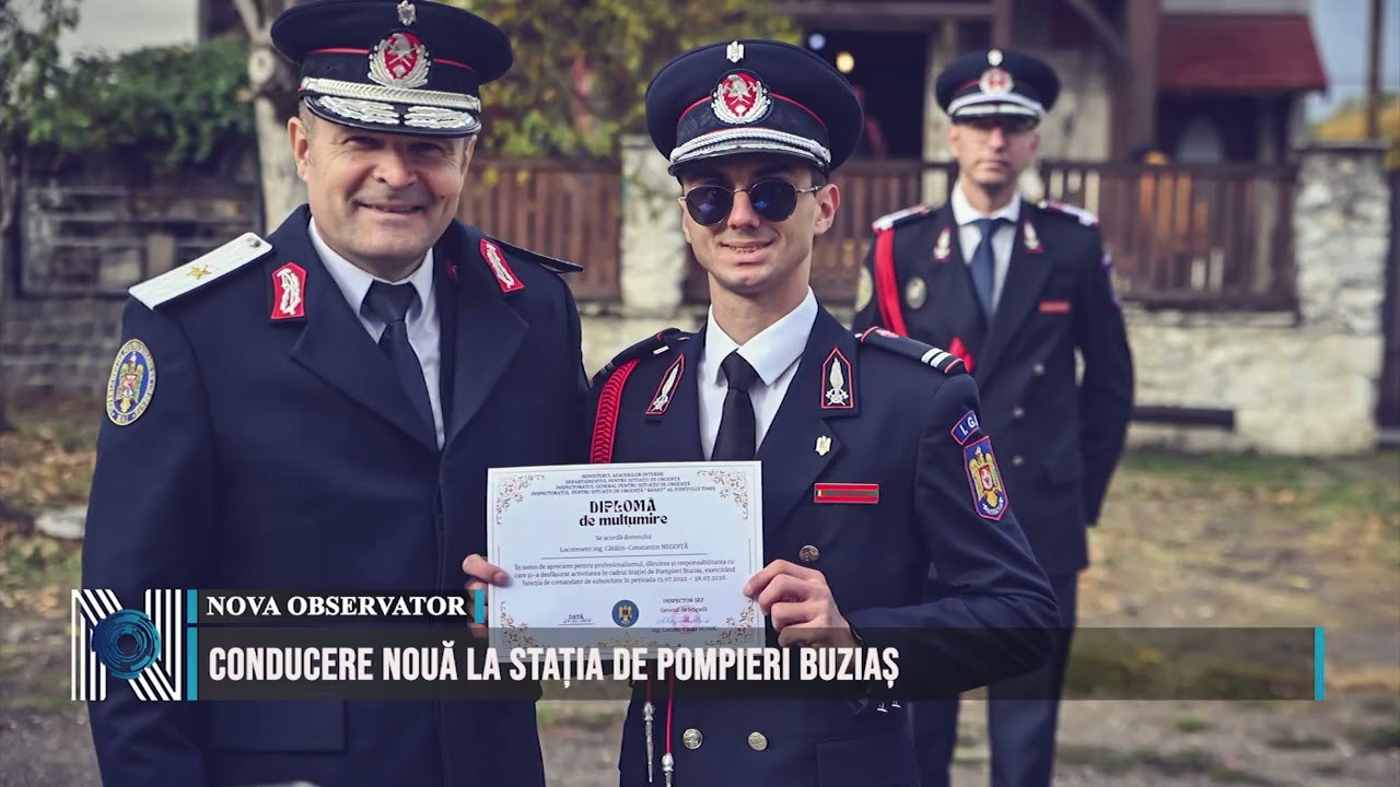 Conducere nouă la Stația de Pompieri Buziaș