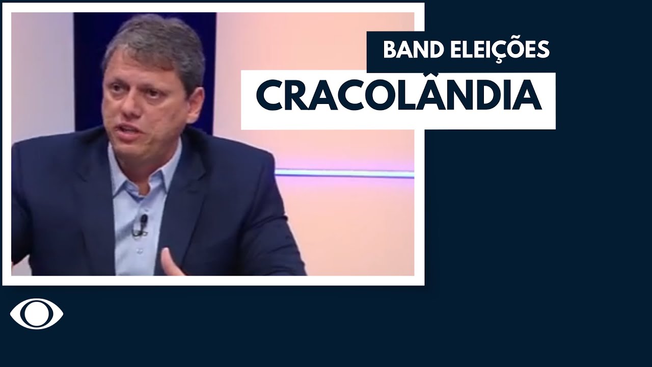 Tarcísio de Freitas fala sobre Cracolândia