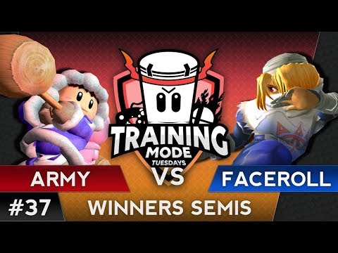 TMT 37 - Faceroll (Sheik) VS Army (Icies) - SSBM Top 8 Winners Semis - Smash Melee