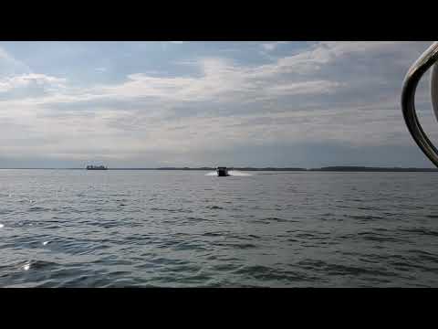 Formula 380 Super Sport Crossover Outboard testing  (1)