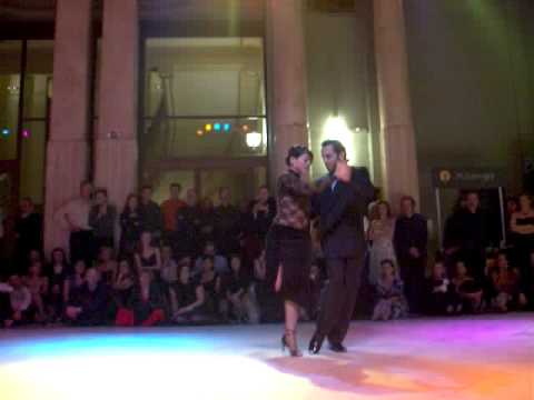  Ezequiel Paludi  and  Geraldine Rojas  are  dancing  to  the  tango  "  La Mariposa  "