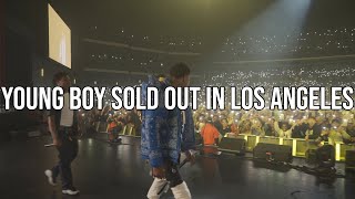 ​@YoungBoy Never Broke Again at Microsoft Theater Still Flexin Still Steppin tour, VLOG 27