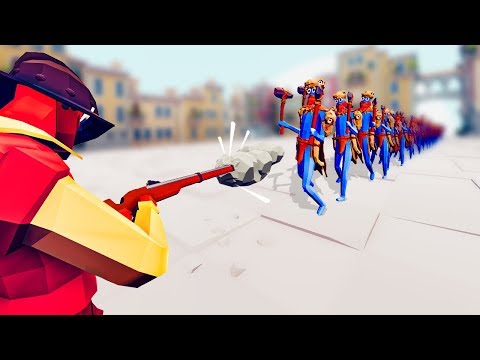 TABS - How Many Units Can 1 Musket Shot Defeat? - Totally Accurate Battle Simulator
