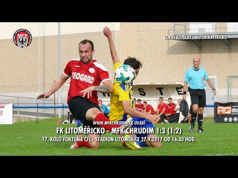 FK Litoměřicko - MFK Chrudim 1:3 (1:2) - FORTUNA ČFL - Litoměřice 27.9.2017