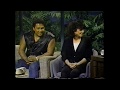 Linda Ronstadt + Aaron Neville - Interview  - Tonight Show  2/22/90 part 2 of 2